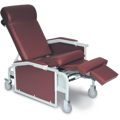 Drop Arm Convalescent Recliner with Tray