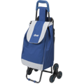Deluxe Rolling Shopping Cart with Seat