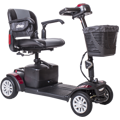 Spitfire EX Compact Travel Power Mobility Scooter, 4 Wheel