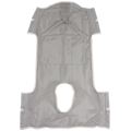 Patient Lift Commode Sling with Head Support