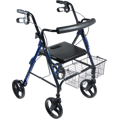 DLite Walker Rollator with 8" Wheels and Loop Brakes