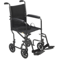Lightweight Steel Transport Wheelchair
