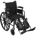 Cruiser III Light Weight Wheelchair with Flip Back Removable Arms