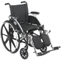 Viper Wheelchair with Flip Back Removable Arms