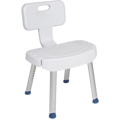 Bathroom Safety Shower Chair with Folding Back
