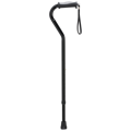 Adjustable Height Offset Handle Cane with Gel Hand Grip