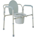 Heavy Duty Bariatric Folding Bedside Commode Seat