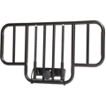 No Gap Half Length Side Bed Rails with Brown Vein Finish