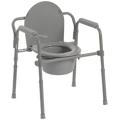 Folding Steel Bedside Commode