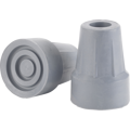 Forearm Crutch Tip 5/8", Gray, Pair