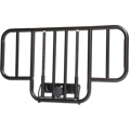 No Gap Half Length Side Bed Rails with Brown Vein Finish