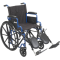 Blue Streak Wheelchair with Flip Back Desk Arms