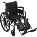 Cruiser III Light Weight Wheelchair with Flip Back Removable Arms