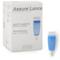 Assure Lance Safety Lancets, Needle 1mm Depth, 28G Micro Flow, 100/Box